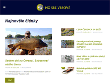 Tablet Screenshot of mosrzvrbove.sk